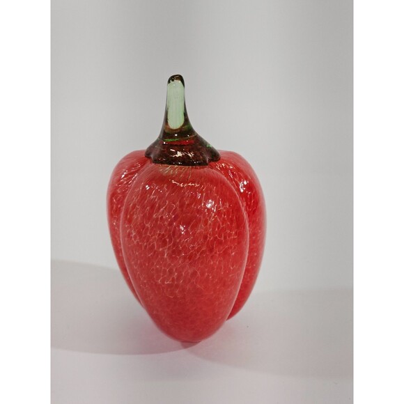 Kosta Boda Fruitteria 99022 Blown Glass Red Pepper Gunnel Sahlin Signed EUC - Picture 5 of 10